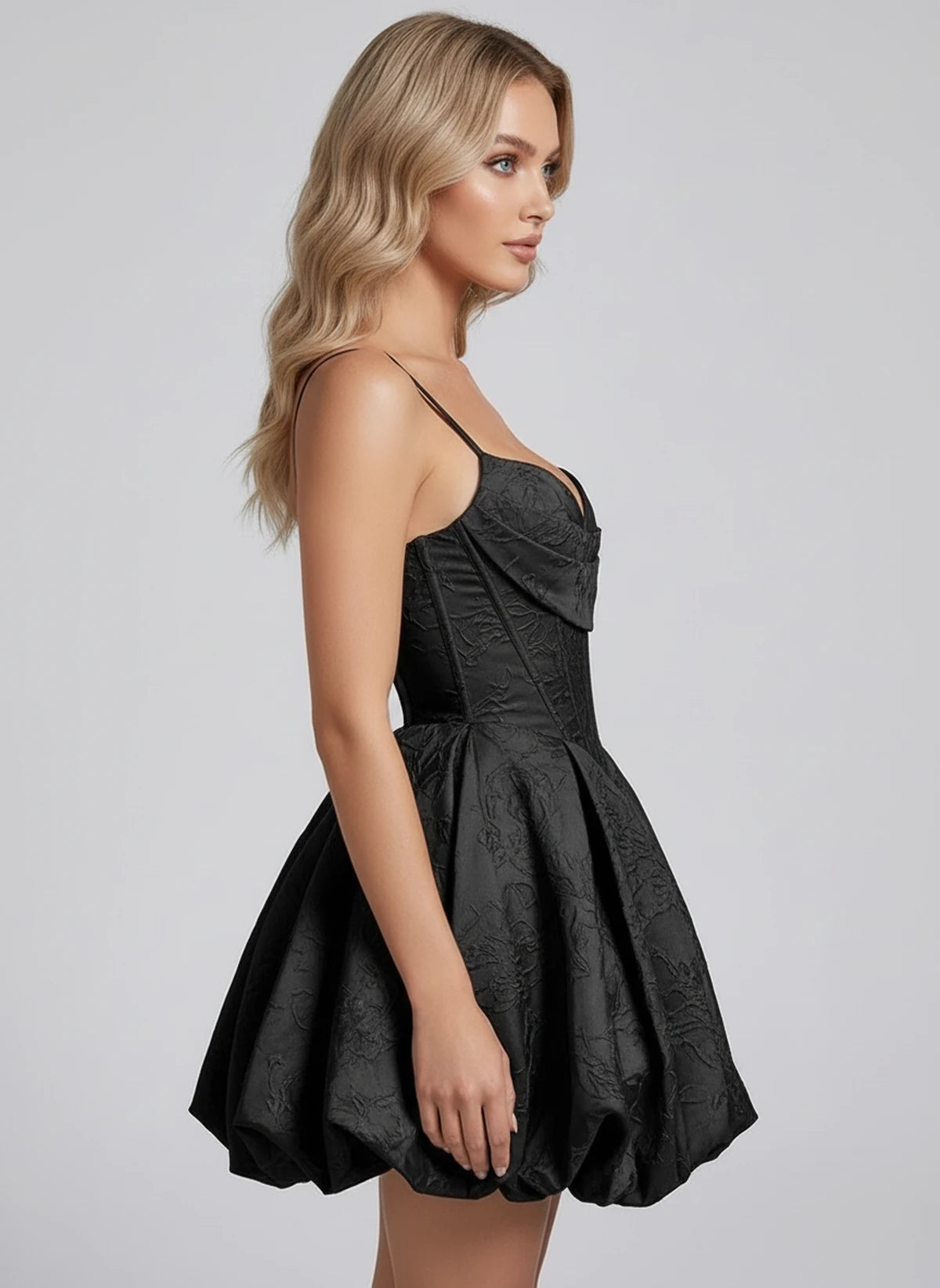 Lysandra Mini Dresses — Black | SKU: RB-259005-black-2,RB-259005-black-4,RB-259005-black-6,RB-259005-black-8,RB-259005-black-10,RB-259005-black-12,RB-259005-black-14,RB-259005-black-16,RB-259005-black-16W,RB-259005-black-18W,RB-259005-black-20W,RB-259005-black-22W