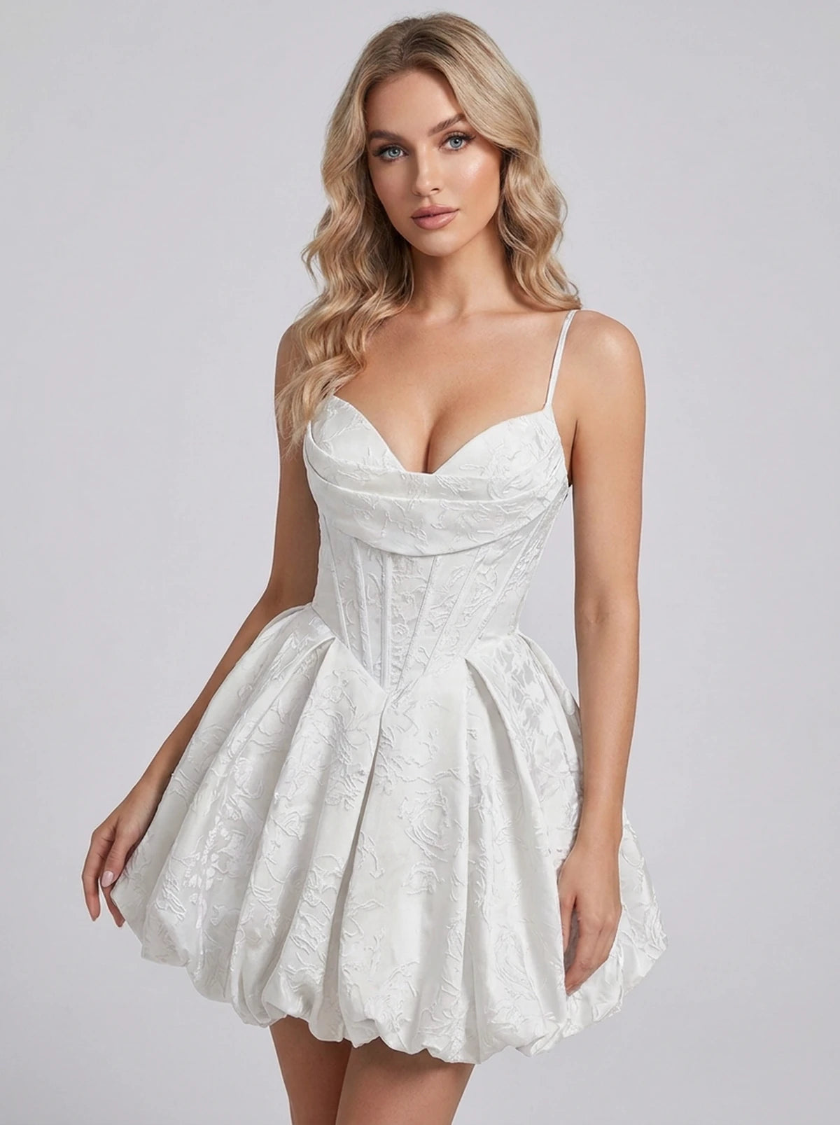 Lysandra Mini Dresses — Ivory