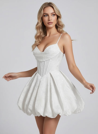 Lysandra Mini Dresses — Ivory | SKU: RB-259005-ivory-2,RB-259005-ivory-4,RB-259005-ivory-6,RB-259005-ivory-8,RB-259005-ivory-10,RB-259005-ivory-12,RB-259005-ivory-14,RB-259005-ivory-16,RB-259005-ivory-16W,RB-259005-ivory-18W,RB-259005-ivory-20W,RB-259005-ivory-22W