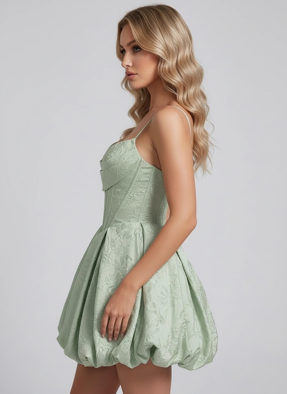 Lysandra Mini Dresses — Sage Green | SKU: RB-259005-sagegr01-2,RB-259005-sagegr01-4,RB-259005-sagegr01-6,RB-259005-sagegr01-8,RB-259005-sagegr01-10,RB-259005-sagegr01-12,RB-259005-sagegr01-14,RB-259005-sagegr01-16,RB-259005-sagegr01-16W,RB-259005-sagegr01-18W,RB-259005-sagegr01-20W,RB-259005-sagegr01-22W