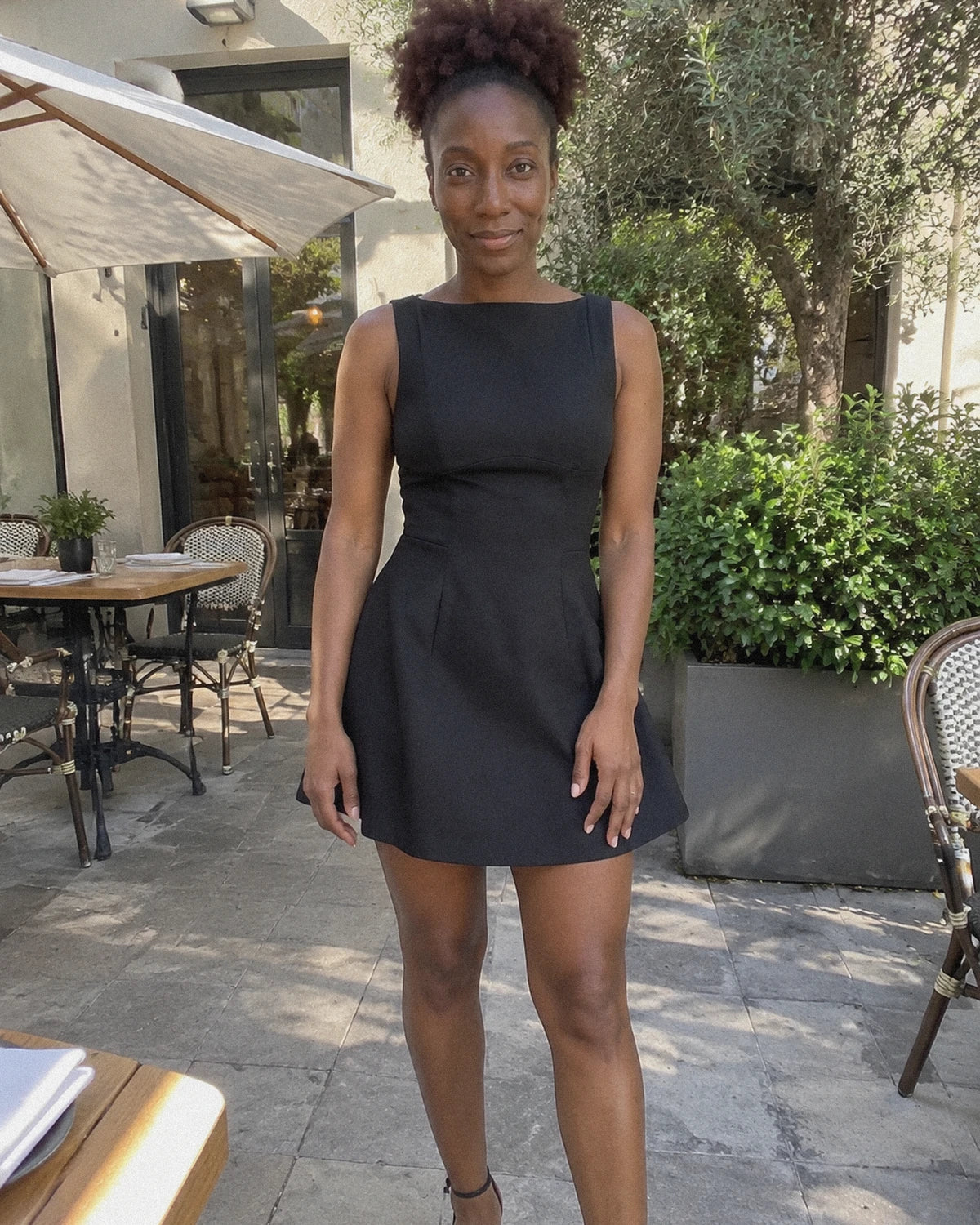 Lysmene Mini Dresses — Black | SKU: RB-90845f-black-XS,RB-90845f-black-S,RB-90845f-black-M,RB-90845f-black-L