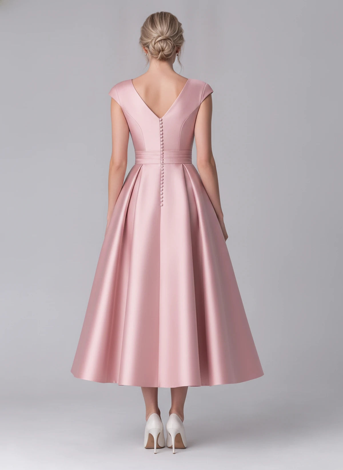 Madrigal Midi Dresses — Pink | SKU: RB-e8c11e-pink-2,RB-e8c11e-pink-4,RB-e8c11e-pink-6,RB-e8c11e-pink-8,RB-e8c11e-pink-10,RB-e8c11e-pink-12,RB-e8c11e-pink-14,RB-e8c11e-pink-16,RB-e8c11e-pink-16W,RB-e8c11e-pink-18W,RB-e8c11e-pink-20W,RB-e8c11e-pink-22W