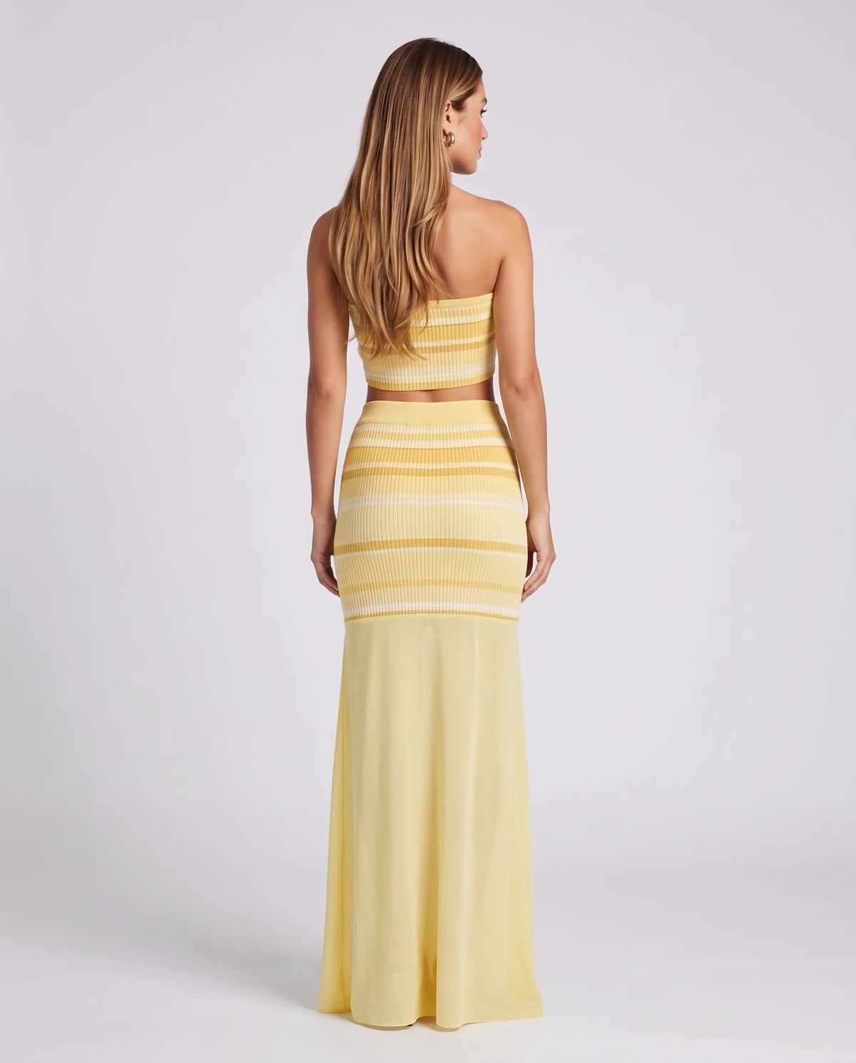Maelenne Maxi Skirt — Yellow | SKU: RB-63027b-yellow-XS,RB-63027b-yellow-S,RB-63027b-yellow-M,RB-63027b-yellow-L