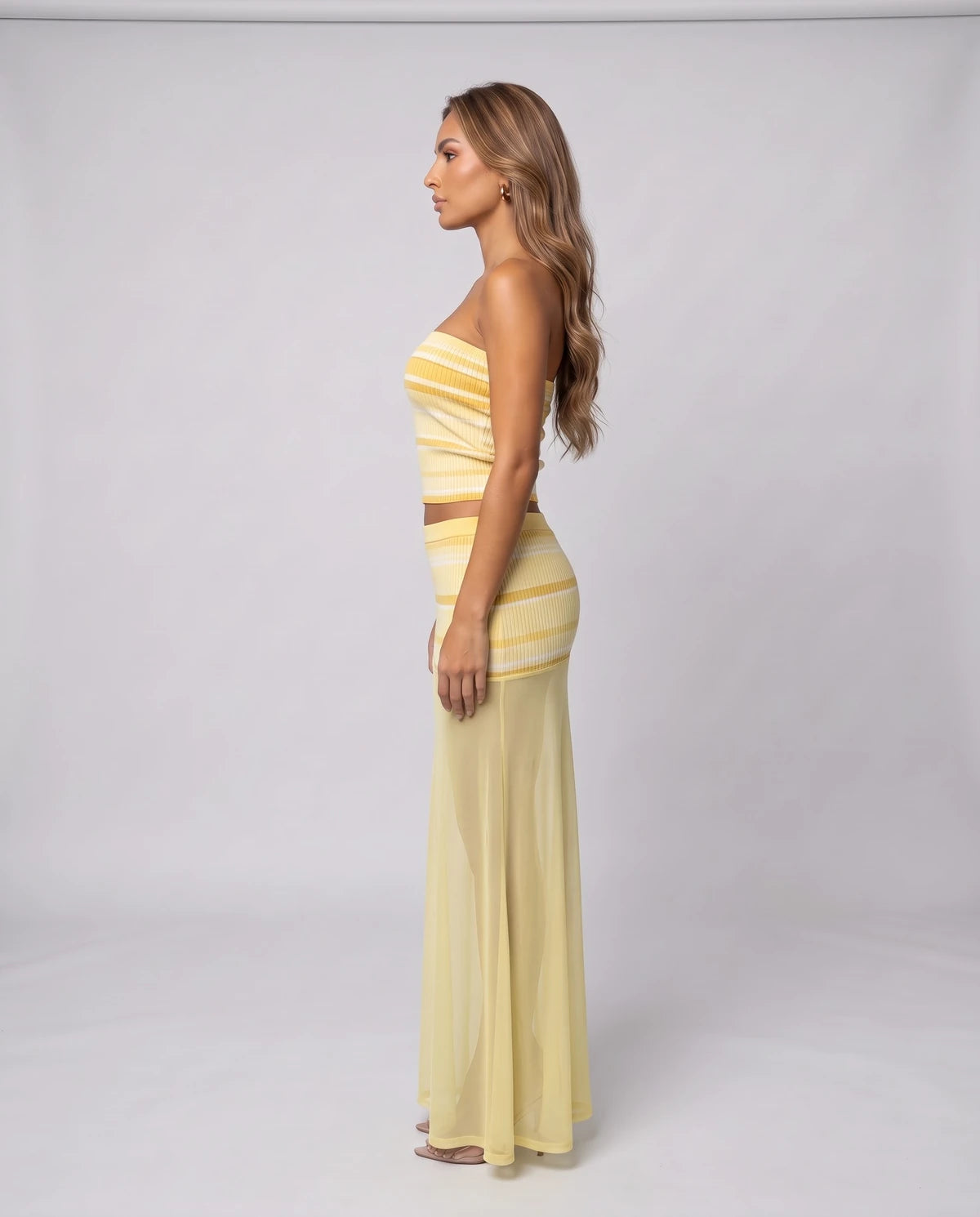 Maelenne Maxi Skirt — Yellow | SKU: RB-63027b-yellow-XS,RB-63027b-yellow-S,RB-63027b-yellow-M,RB-63027b-yellow-L
