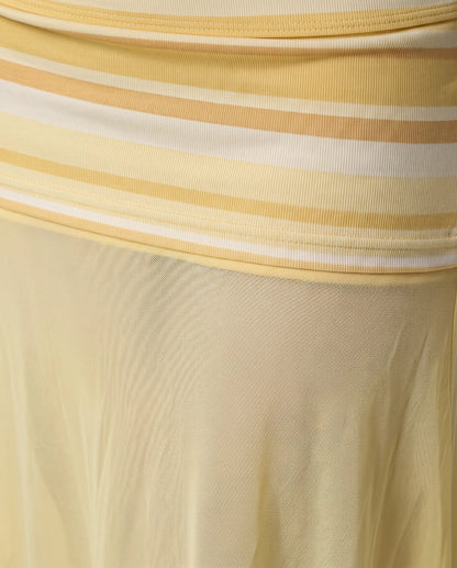 Maelenne Maxi Skirt — Yellow | SKU: RB-63027b-yellow-XS,RB-63027b-yellow-S,RB-63027b-yellow-M,RB-63027b-yellow-L
