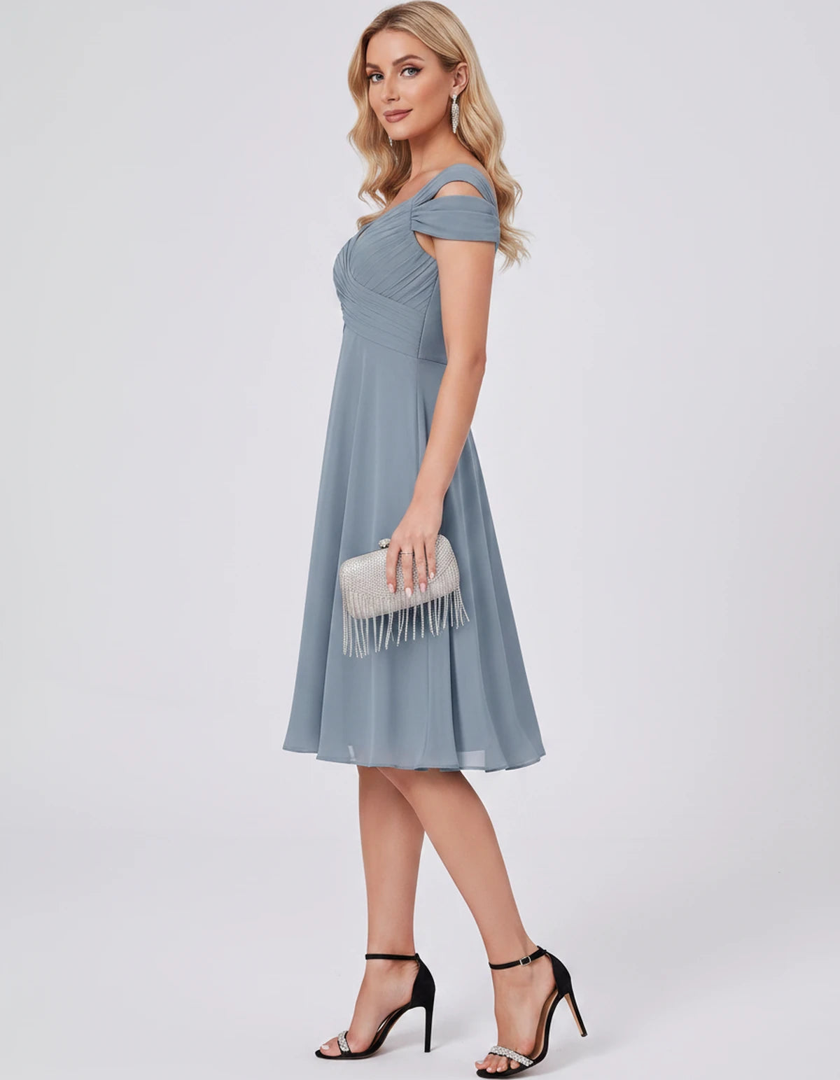 Maelys Midi Dresses — Blue | SKU: RB-25267f-blue-2,RB-25267f-blue-4,RB-25267f-blue-6,RB-25267f-blue-8,RB-25267f-blue-10,RB-25267f-blue-12,RB-25267f-blue-14,RB-25267f-blue-16,RB-25267f-blue-16W,RB-25267f-blue-18W,RB-25267f-blue-20W,RB-25267f-blue-22W
