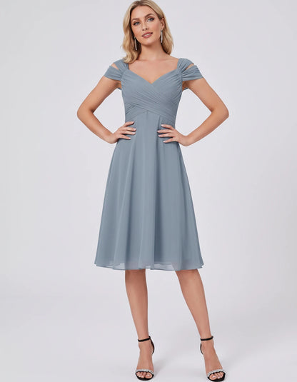 Maelys Midi Dresses — Blue | SKU: RB-25267f-blue-2,RB-25267f-blue-4,RB-25267f-blue-6,RB-25267f-blue-8,RB-25267f-blue-10,RB-25267f-blue-12,RB-25267f-blue-14,RB-25267f-blue-16,RB-25267f-blue-16W,RB-25267f-blue-18W,RB-25267f-blue-20W,RB-25267f-blue-22W