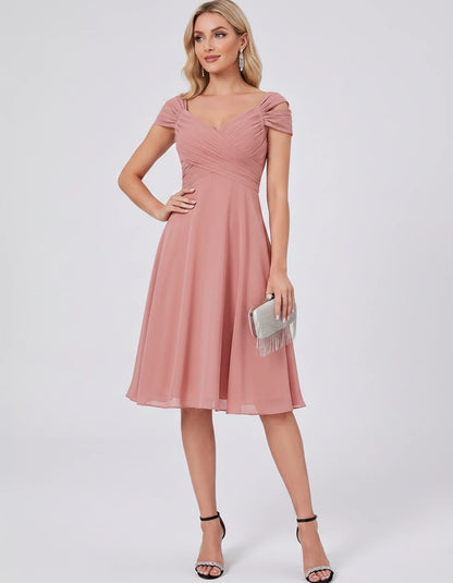 Maelys Midi Dresses — Dusty Rose | SKU: RB-25267f-dustyr23-2,RB-25267f-dustyr23-4,RB-25267f-dustyr23-6,RB-25267f-dustyr23-8,RB-25267f-dustyr23-10,RB-25267f-dustyr23-12,RB-25267f-dustyr23-14,RB-25267f-dustyr23-16,RB-25267f-dustyr23-16W,RB-25267f-dustyr23-18W,RB-25267f-dustyr23-20W,RB-25267f-dustyr23-22W