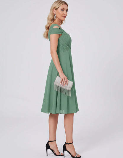 Maelys Midi Dresses — Eucalyptus | SKU: RB-25267f-eucaly4d-2,RB-25267f-eucaly4d-4,RB-25267f-eucaly4d-6,RB-25267f-eucaly4d-8,RB-25267f-eucaly4d-10,RB-25267f-eucaly4d-12,RB-25267f-eucaly4d-14,RB-25267f-eucaly4d-16,RB-25267f-eucaly4d-16W,RB-25267f-eucaly4d-18W,RB-25267f-eucaly4d-20W,RB-25267f-eucaly4d-22W