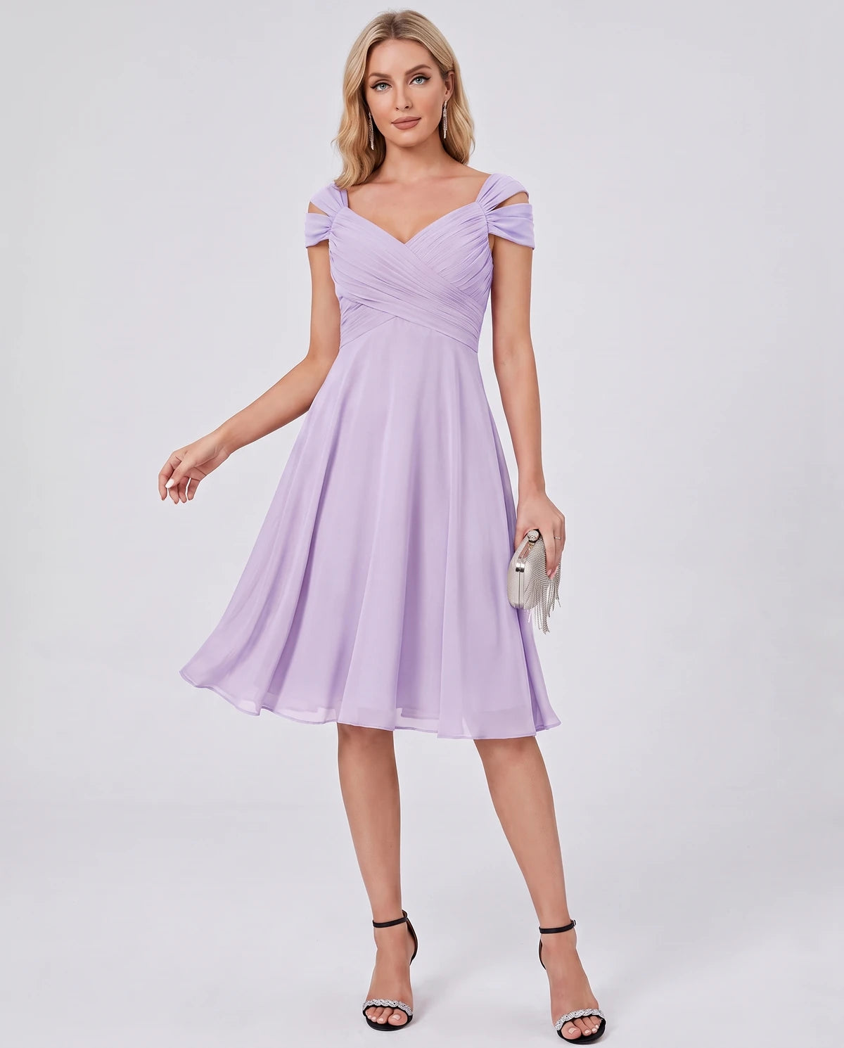 Maelys Midi Dresses — Lilac