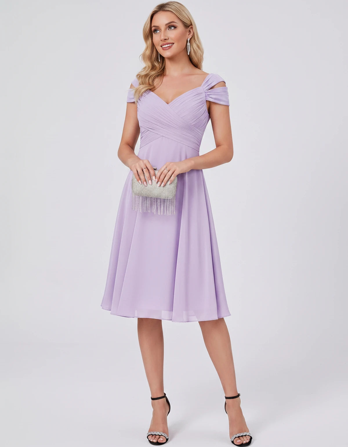 Maelys Midi Dresses — Lilac | SKU: RB-25267f-lilac-2,RB-25267f-lilac-4,RB-25267f-lilac-6,RB-25267f-lilac-8,RB-25267f-lilac-10,RB-25267f-lilac-12,RB-25267f-lilac-14,RB-25267f-lilac-16,RB-25267f-lilac-16W,RB-25267f-lilac-18W,RB-25267f-lilac-20W,RB-25267f-lilac-22W