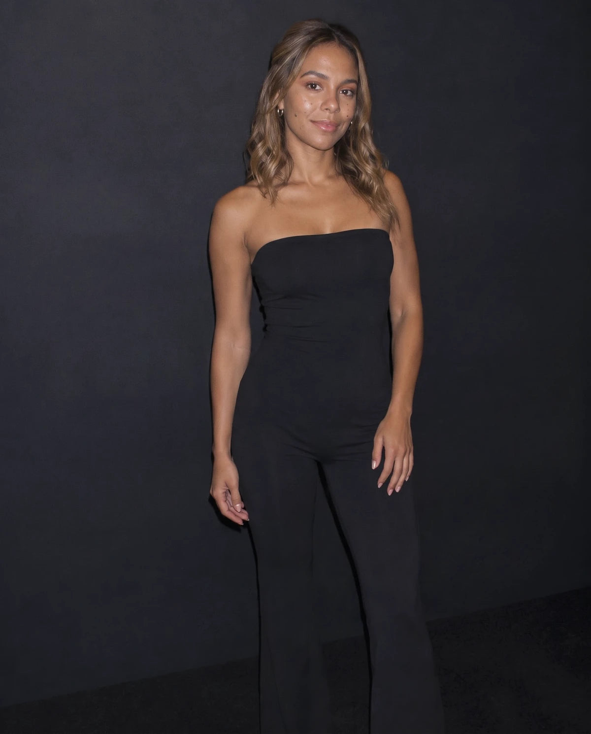Magnelle Jumpsuit — Black | SKU: RB-b1f015-black-XS,RB-b1f015-black-S,RB-b1f015-black-M,RB-b1f015-black-L,RB-b1f015-black-XL
