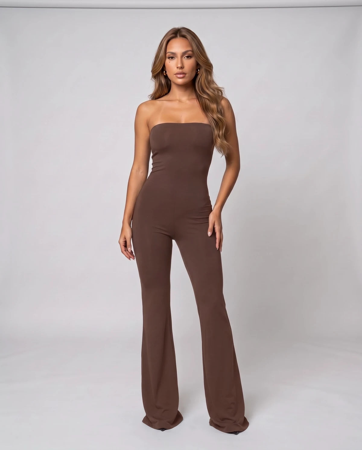 Magnelle Jumpsuit — Brown