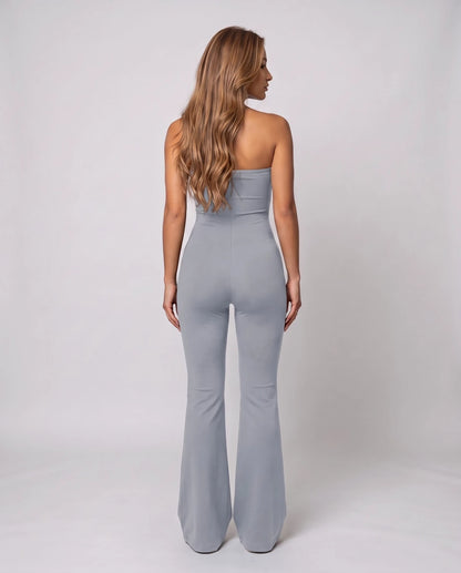 Magnelle Jumpsuit — Grey | SKU: RB-b1f015-grey-XS,RB-b1f015-grey-S,RB-b1f015-grey-M,RB-b1f015-grey-L,RB-b1f015-grey-XL