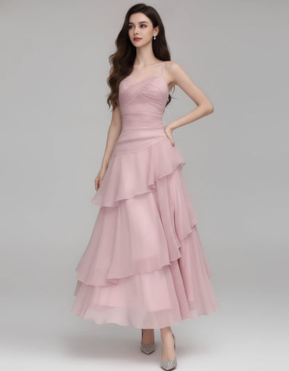 Mahonia Maxi Dresses — Baby Pink | SKU: RB-c612f4-babypink-XS,RB-c612f4-babypink-S,RB-c612f4-babypink-M,RB-c612f4-babypink-L,RB-c612f4-babypink-XL