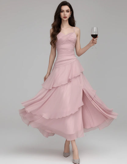 Mahonia Maxi Dresses — Baby Pink | SKU: RB-c612f4-babypink-XS,RB-c612f4-babypink-S,RB-c612f4-babypink-M,RB-c612f4-babypink-L,RB-c612f4-babypink-XL