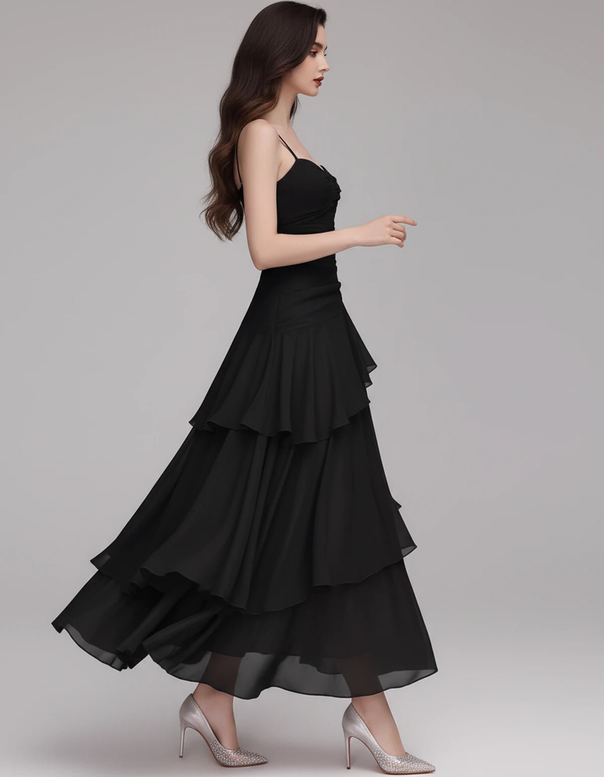 Mahonia Maxi Dresses — Black | SKU: RB-c612f4-black-XS,RB-c612f4-black-S,RB-c612f4-black-M,RB-c612f4-black-L,RB-c612f4-black-XL
