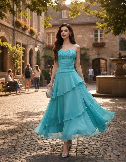 Mahonia Maxi Dresses — Lake Blue | SKU: RB-c612f4-lakeblue-XS,RB-c612f4-lakeblue-S,RB-c612f4-lakeblue-M,RB-c612f4-lakeblue-L,RB-c612f4-lakeblue-XL