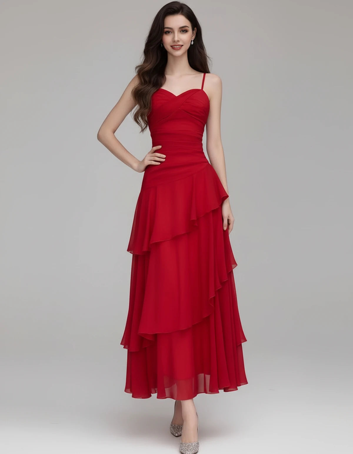 Mahonia Maxi Dresses — Red | SKU: RB-c612f4-red-XS,RB-c612f4-red-S,RB-c612f4-red-M,RB-c612f4-red-L,RB-c612f4-red-XL