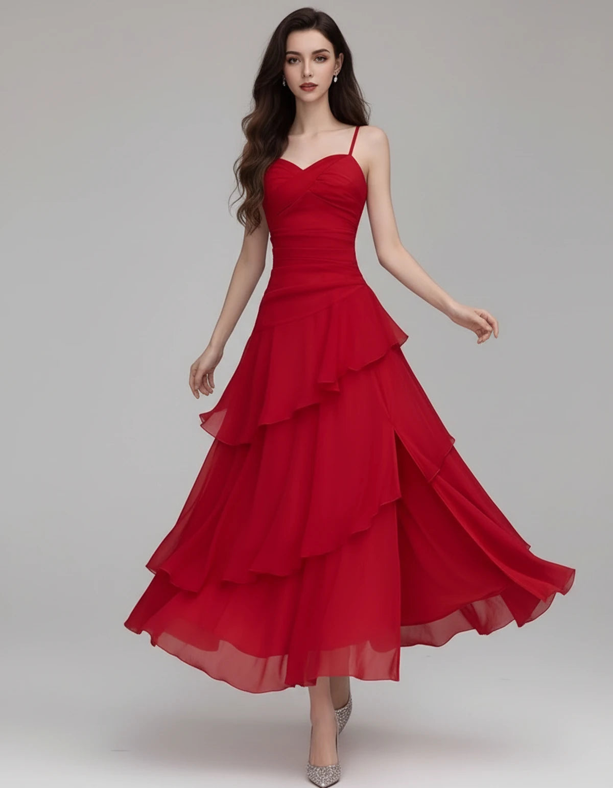 Mahonia Maxi Dresses — Red | SKU: RB-c612f4-red-XS,RB-c612f4-red-S,RB-c612f4-red-M,RB-c612f4-red-L,RB-c612f4-red-XL