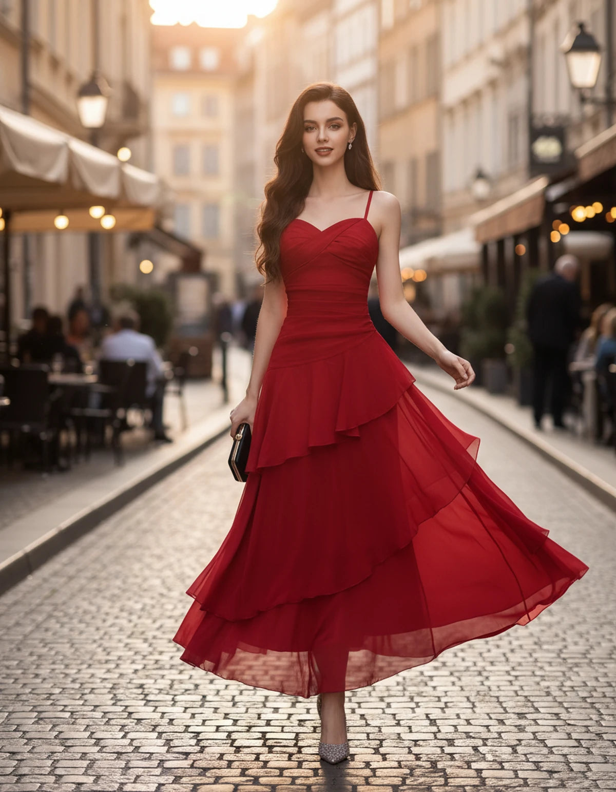 Mahonia Maxi Dresses — Red | SKU: RB-c612f4-red-XS,RB-c612f4-red-S,RB-c612f4-red-M,RB-c612f4-red-L,RB-c612f4-red-XL