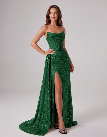 Maisonne Maxi Dresses — Green | SKU: RB-c17685-green-2,RB-c17685-green-4,RB-c17685-green-6,RB-c17685-green-8,RB-c17685-green-10,RB-c17685-green-12,RB-c17685-green-14,RB-c17685-green-14W,RB-c17685-green-16,RB-c17685-green-16W,RB-c17685-green-18W,RB-c17685-green-20W