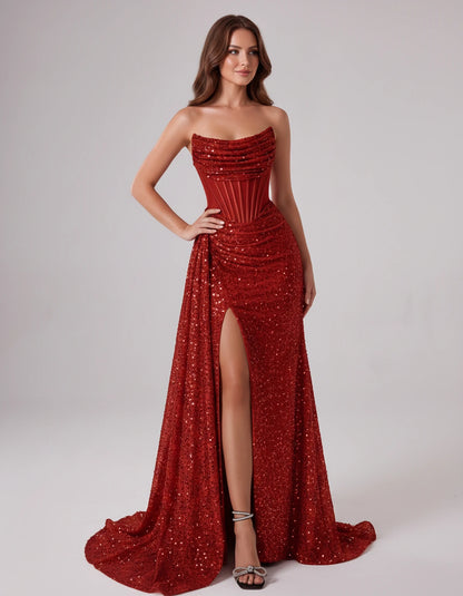 Maisonne Maxi Dresses — Red | SKU: RB-c17685-red-2,RB-c17685-red-4,RB-c17685-red-6,RB-c17685-red-8,RB-c17685-red-10,RB-c17685-red-12,RB-c17685-red-14,RB-c17685-red-14W,RB-c17685-red-16,RB-c17685-red-16W,RB-c17685-red-18W,RB-c17685-red-20W