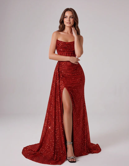 Maisonne Maxi Dresses — Red | SKU: RB-c17685-red-2,RB-c17685-red-4,RB-c17685-red-6,RB-c17685-red-8,RB-c17685-red-10,RB-c17685-red-12,RB-c17685-red-14,RB-c17685-red-14W,RB-c17685-red-16,RB-c17685-red-16W,RB-c17685-red-18W,RB-c17685-red-20W
