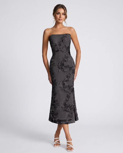 Mandarine Midi Dresses — Black