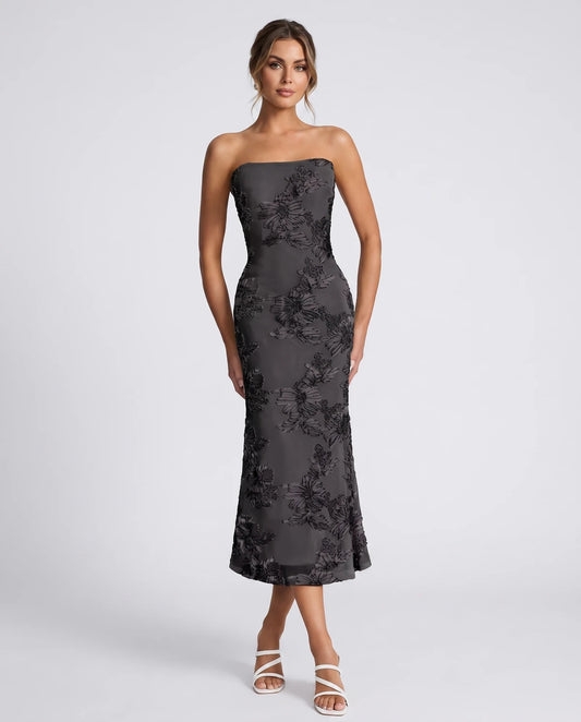 Mandarine Midi Dresses — Black