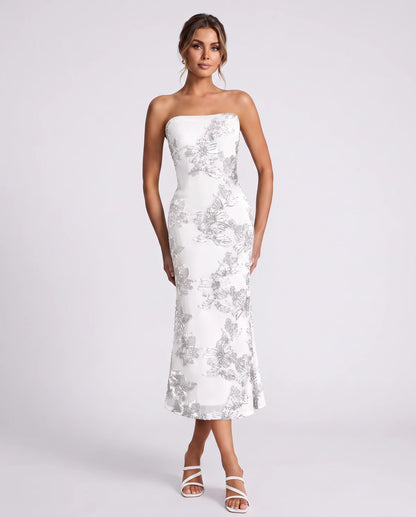 Mandarine Midi Dresses — White