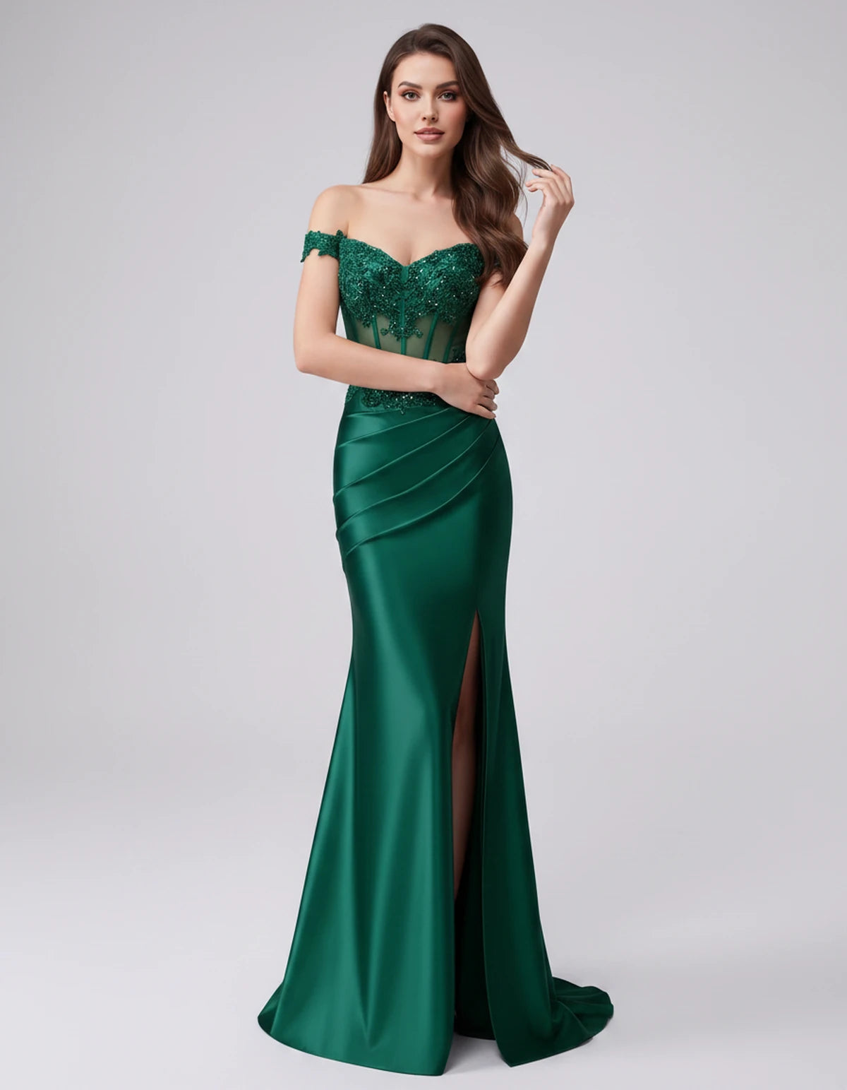 Manon Maxi Dresses — Green | SKU: RB-4e2bc3-green-2,RB-4e2bc3-green-4,RB-4e2bc3-green-6,RB-4e2bc3-green-8,RB-4e2bc3-green-10,RB-4e2bc3-green-12,RB-4e2bc3-green-14,RB-4e2bc3-green-16,RB-4e2bc3-green-16W,RB-4e2bc3-green-18W,RB-4e2bc3-green-20W