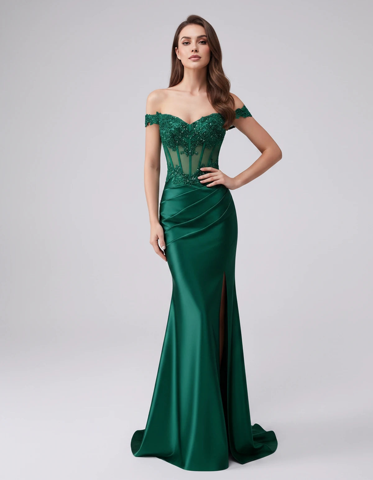 Manon Maxi Dresses — Green | SKU: RB-4e2bc3-green-2,RB-4e2bc3-green-4,RB-4e2bc3-green-6,RB-4e2bc3-green-8,RB-4e2bc3-green-10,RB-4e2bc3-green-12,RB-4e2bc3-green-14,RB-4e2bc3-green-16,RB-4e2bc3-green-16W,RB-4e2bc3-green-18W,RB-4e2bc3-green-20W
