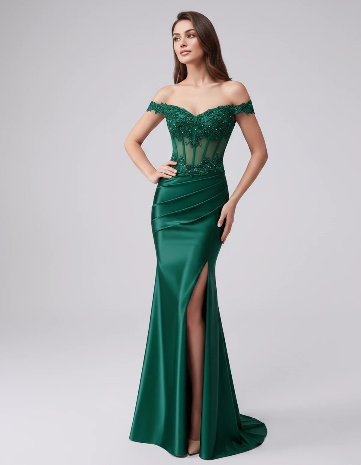Manon Maxi Dresses — Green | SKU: RB-4e2bc3-green-2,RB-4e2bc3-green-4,RB-4e2bc3-green-6,RB-4e2bc3-green-8,RB-4e2bc3-green-10,RB-4e2bc3-green-12,RB-4e2bc3-green-14,RB-4e2bc3-green-16,RB-4e2bc3-green-16W,RB-4e2bc3-green-18W,RB-4e2bc3-green-20W