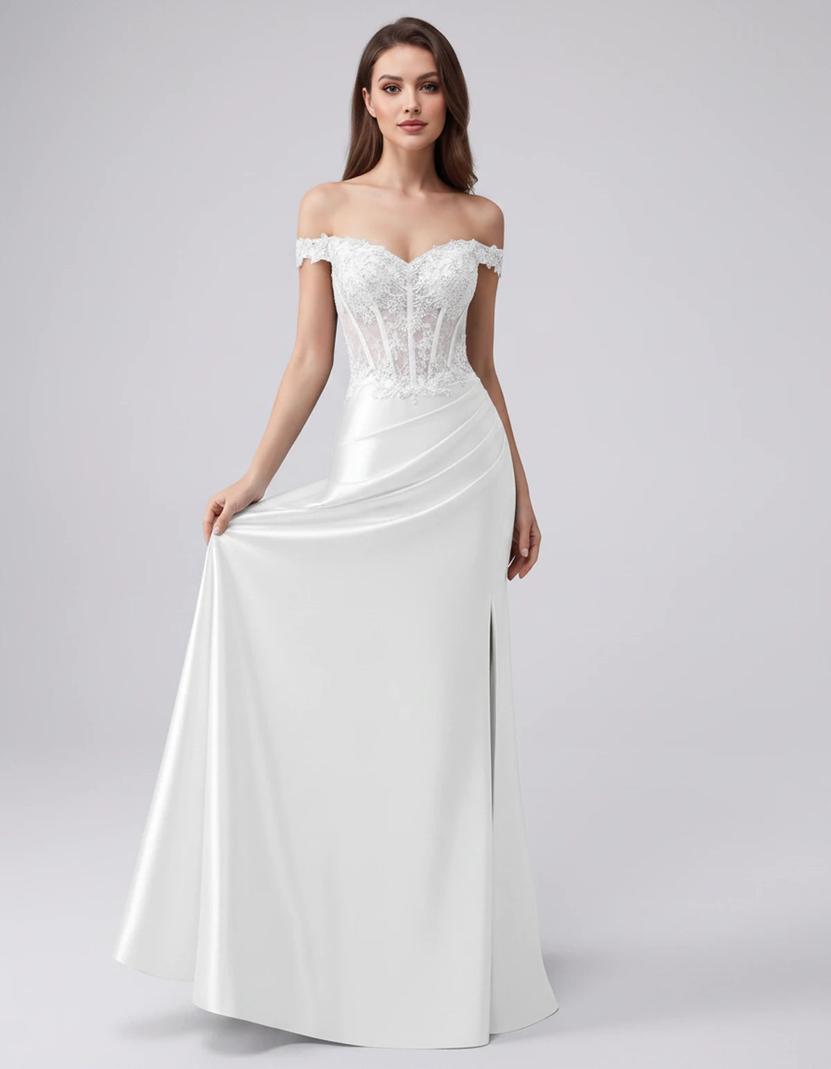Manon Maxi Dresses — White | SKU: RB-4e2bc3-white-2,RB-4e2bc3-white-4,RB-4e2bc3-white-6,RB-4e2bc3-white-8,RB-4e2bc3-white-10,RB-4e2bc3-white-12,RB-4e2bc3-white-14,RB-4e2bc3-white-16,RB-4e2bc3-white-16W,RB-4e2bc3-white-18W,RB-4e2bc3-white-20W