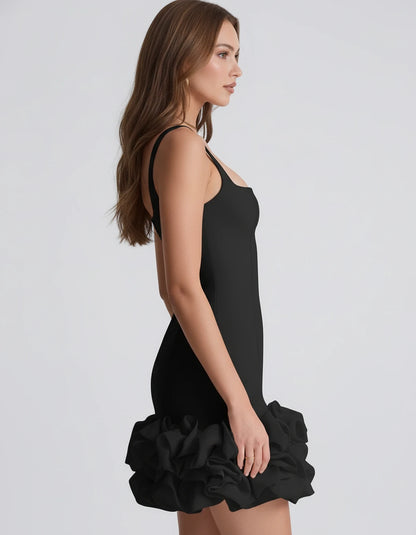 Marceline Mini Dresses — Black | SKU: RB-fe4b06-black-2,RB-fe4b06-black-4,RB-fe4b06-black-6,RB-fe4b06-black-8,RB-fe4b06-black-10,RB-fe4b06-black-12,RB-fe4b06-black-14,RB-fe4b06-black-16,RB-fe4b06-black-16W,RB-fe4b06-black-18W,RB-fe4b06-black-20W,RB-fe4b06-black-22W