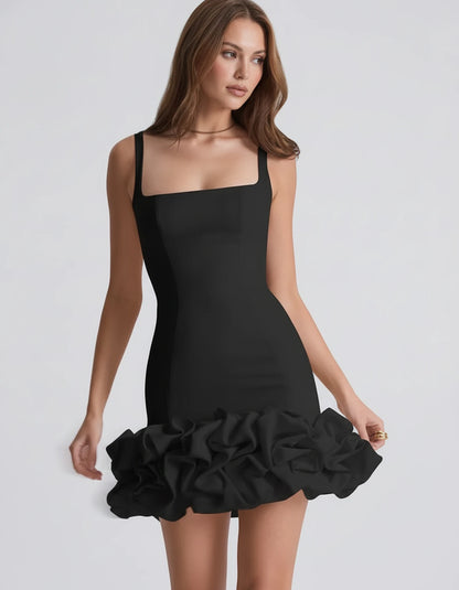 Marceline Mini Dresses — Black | SKU: RB-fe4b06-black-2,RB-fe4b06-black-4,RB-fe4b06-black-6,RB-fe4b06-black-8,RB-fe4b06-black-10,RB-fe4b06-black-12,RB-fe4b06-black-14,RB-fe4b06-black-16,RB-fe4b06-black-16W,RB-fe4b06-black-18W,RB-fe4b06-black-20W,RB-fe4b06-black-22W