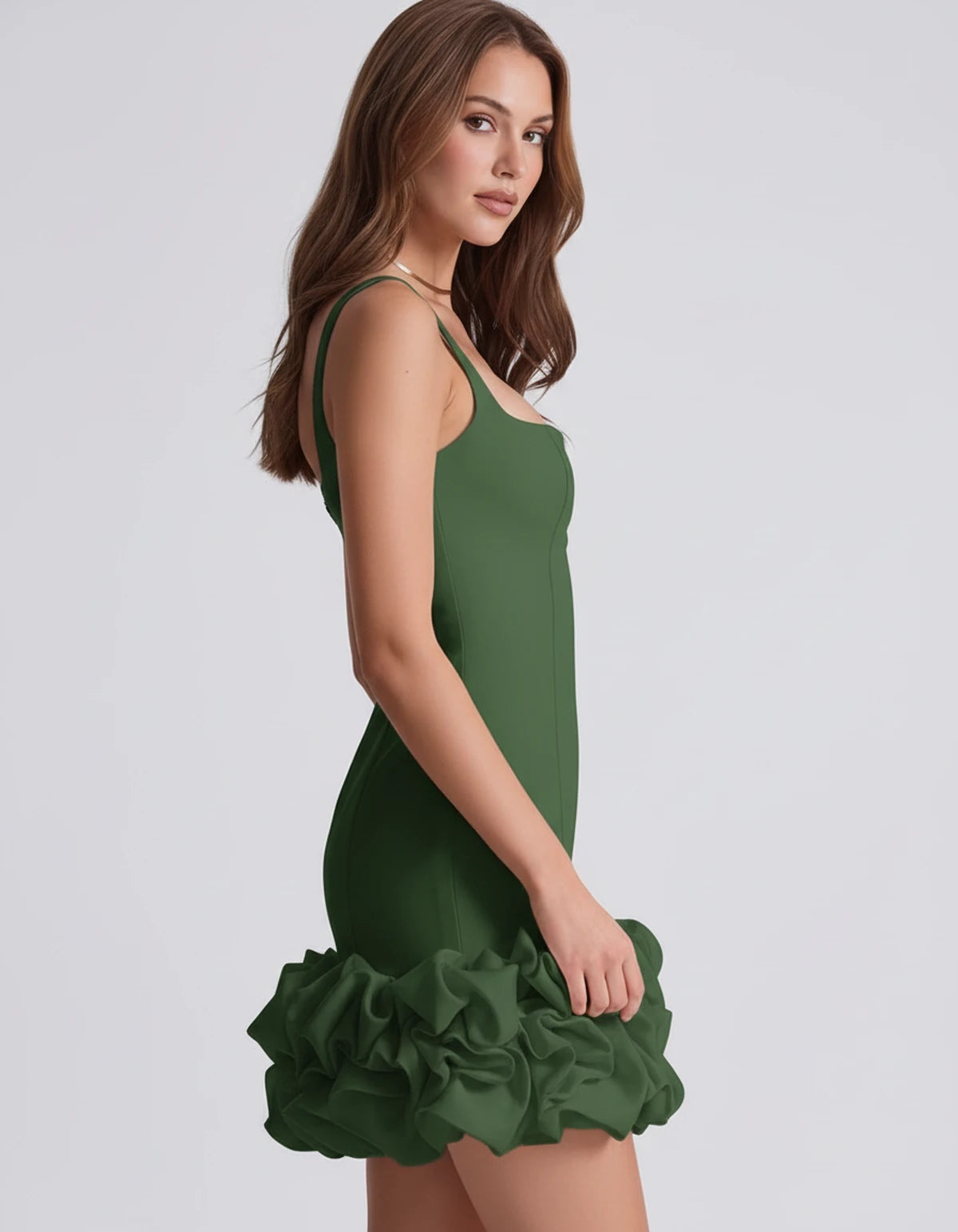Marceline Mini Dresses — Emerald | SKU: RB-fe4b06-emerald-2,RB-fe4b06-emerald-4,RB-fe4b06-emerald-6,RB-fe4b06-emerald-8,RB-fe4b06-emerald-10,RB-fe4b06-emerald-12,RB-fe4b06-emerald-14,RB-fe4b06-emerald-16,RB-fe4b06-emerald-16W,RB-fe4b06-emerald-18W,RB-fe4b06-emerald-20W,RB-fe4b06-emerald-22W