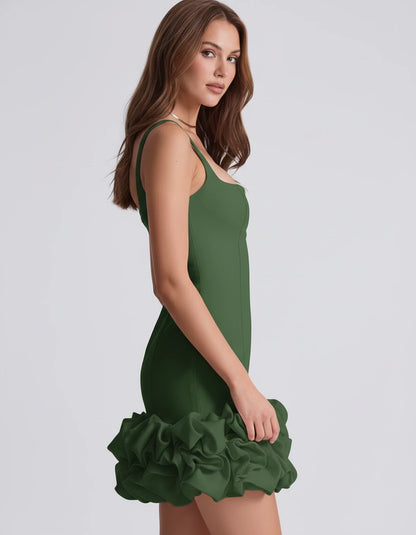 Marceline Mini Dresses — Emerald | SKU: RB-fe4b06-emerald-2,RB-fe4b06-emerald-4,RB-fe4b06-emerald-6,RB-fe4b06-emerald-8,RB-fe4b06-emerald-10,RB-fe4b06-emerald-12,RB-fe4b06-emerald-14,RB-fe4b06-emerald-16,RB-fe4b06-emerald-16W,RB-fe4b06-emerald-18W,RB-fe4b06-emerald-20W,RB-fe4b06-emerald-22W
