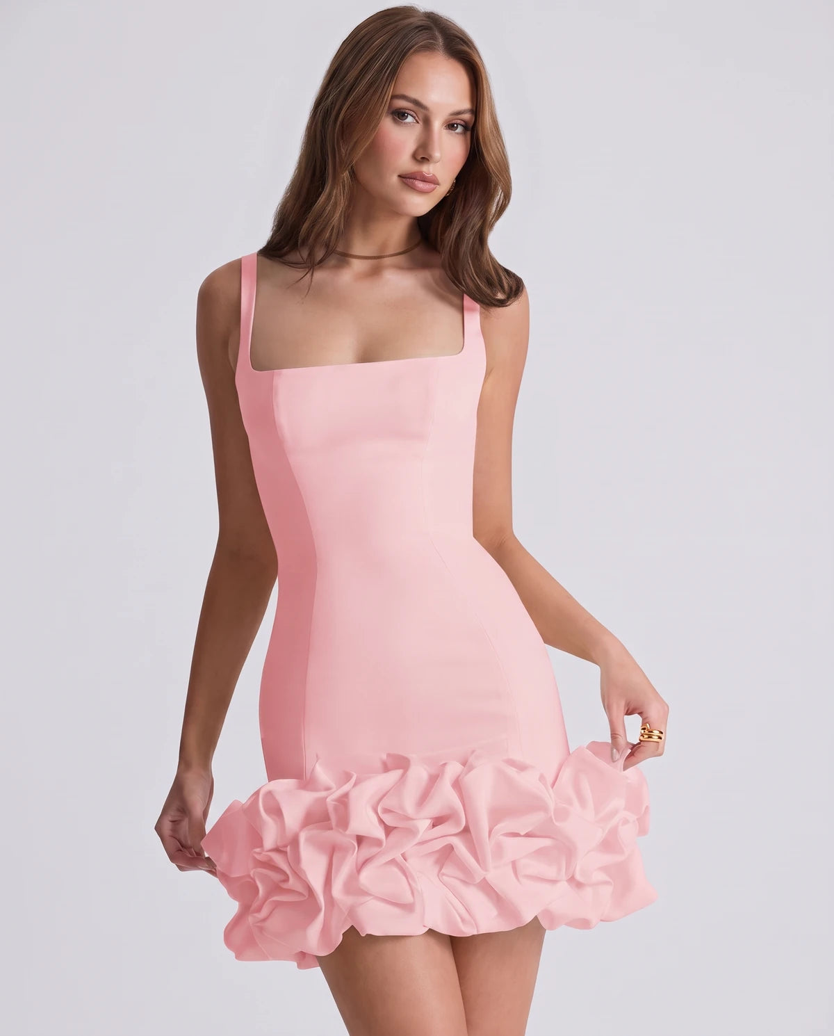 Marceline Mini Dresses — Pink