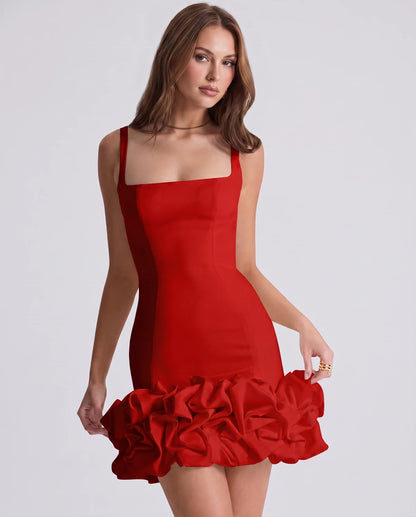 Marceline Mini Dresses — Red