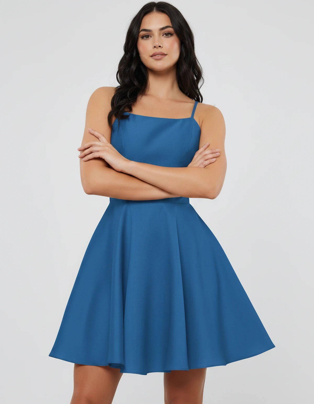 Marcelline Midi Dresses — Blue | SKU: RB-ae426c-blue-2,RB-ae426c-blue-4,RB-ae426c-blue-6,RB-ae426c-blue-8,RB-ae426c-blue-10,RB-ae426c-blue-12,RB-ae426c-blue-14W,RB-ae426c-blue-16W,RB-ae426c-blue-18W,RB-ae426c-blue-20W,RB-ae426c-blue-22W,RB-ae426c-blue-24W
