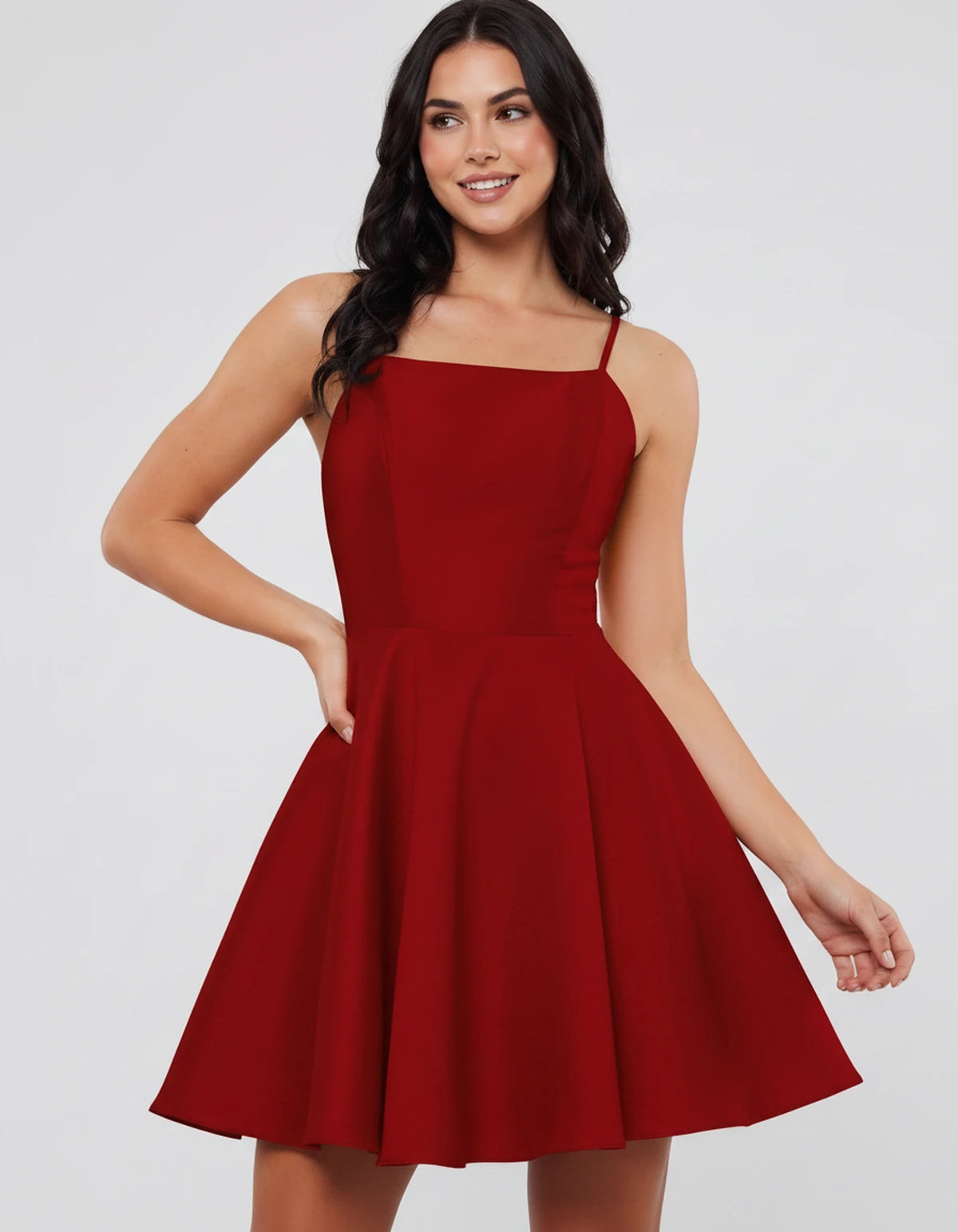 Marcelline Midi Dresses — Red | SKU: RB-ae426c-red-2,RB-ae426c-red-4,RB-ae426c-red-6,RB-ae426c-red-8,RB-ae426c-red-10,RB-ae426c-red-12,RB-ae426c-red-14W,RB-ae426c-red-16W,RB-ae426c-red-18W,RB-ae426c-red-20W,RB-ae426c-red-22W,RB-ae426c-red-24W