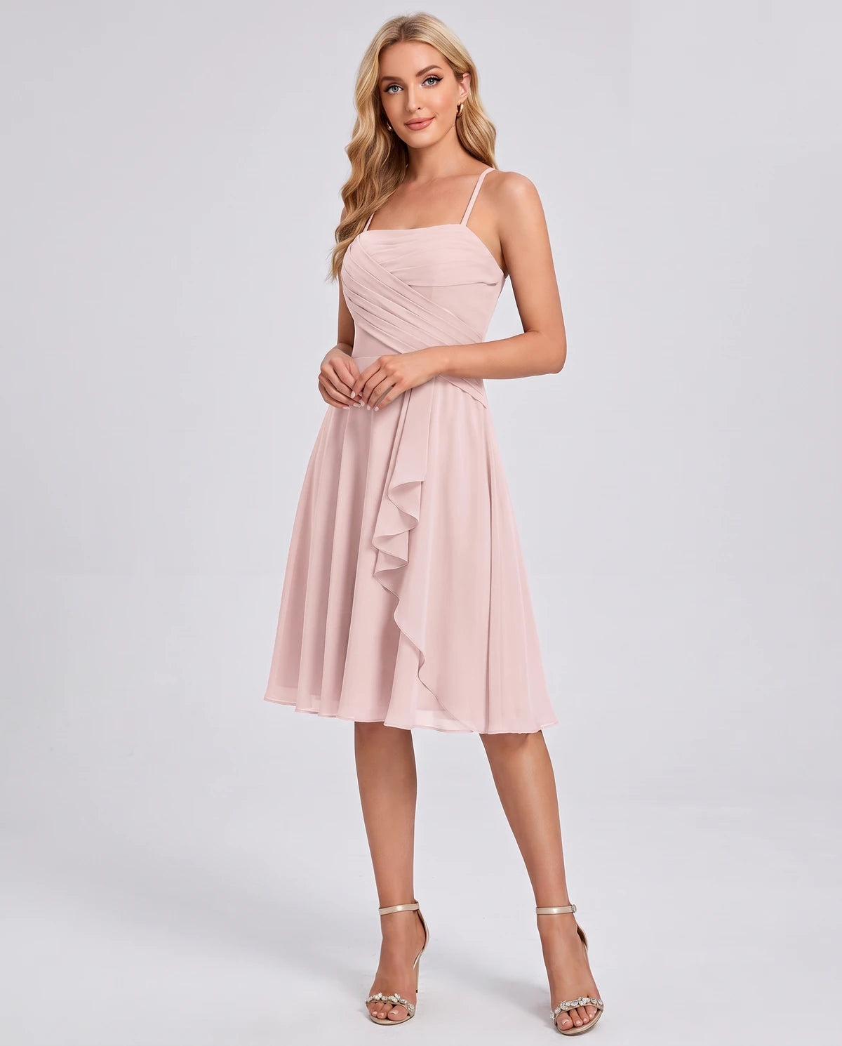 Margaux Midi Dresses — Pink