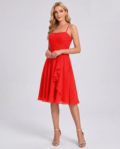 Margaux Midi Dresses — Red