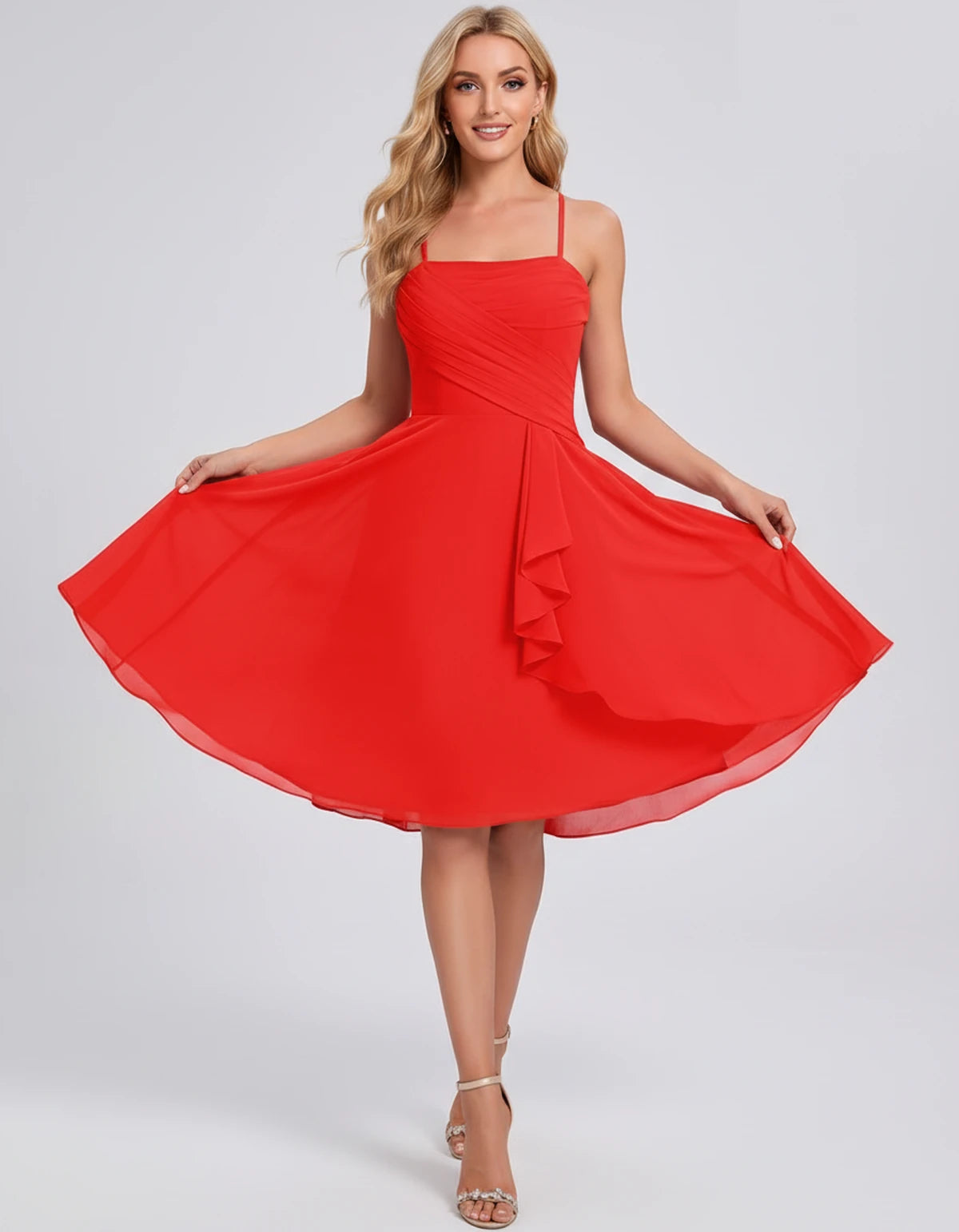 Margaux Midi Dresses — Red | SKU: RB-006a91-red-2,RB-006a91-red-4,RB-006a91-red-6,RB-006a91-red-8,RB-006a91-red-10,RB-006a91-red-12,RB-006a91-red-14,RB-006a91-red-16,RB-006a91-red-16W,RB-006a91-red-18W,RB-006a91-red-20W,RB-006a91-red-22W