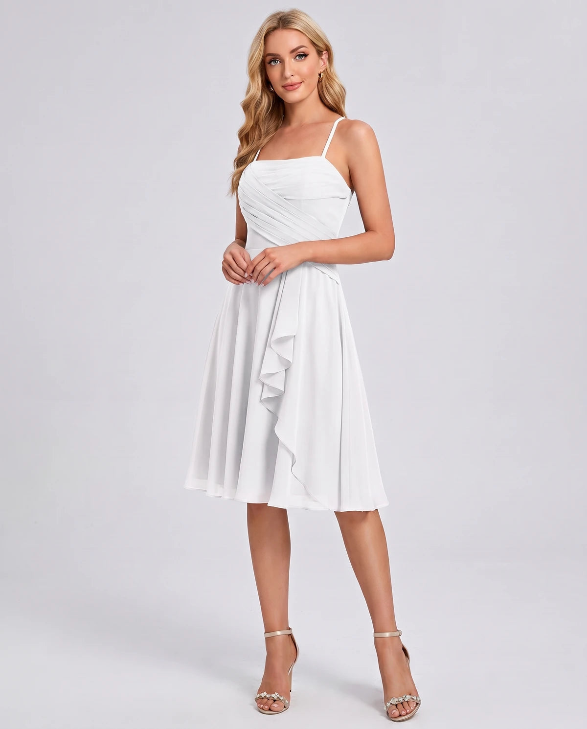 Margaux Midi Dresses — White