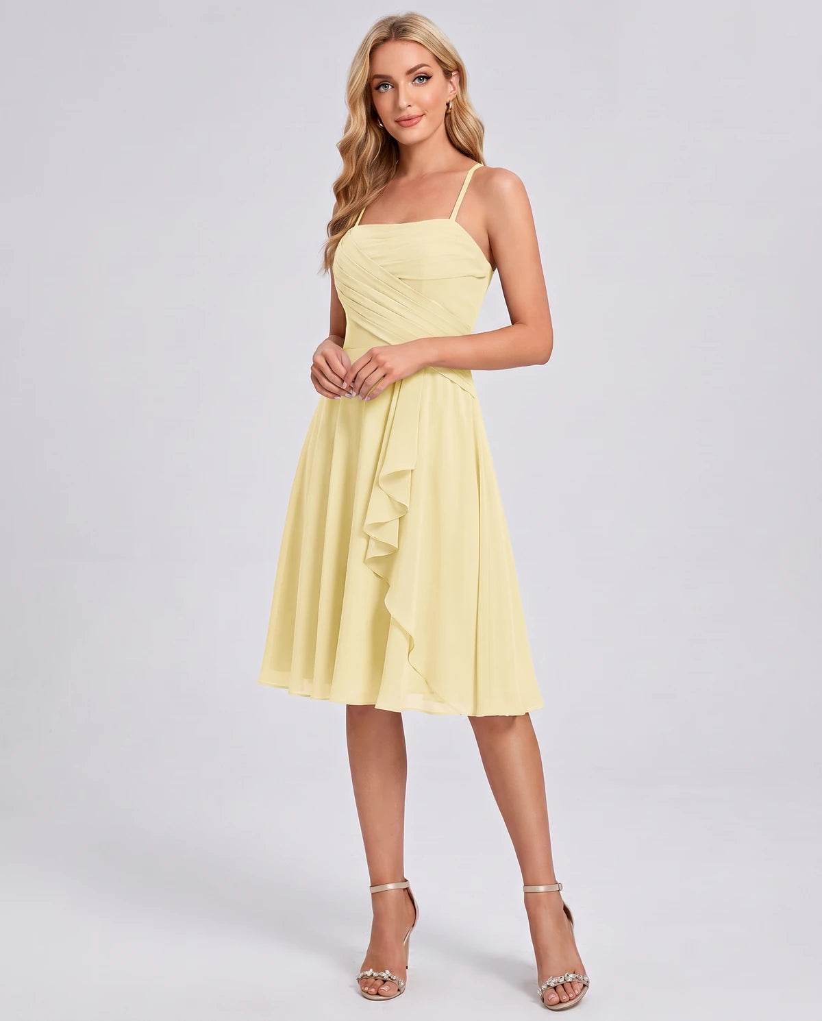 Margaux Midi Dresses — Yellow