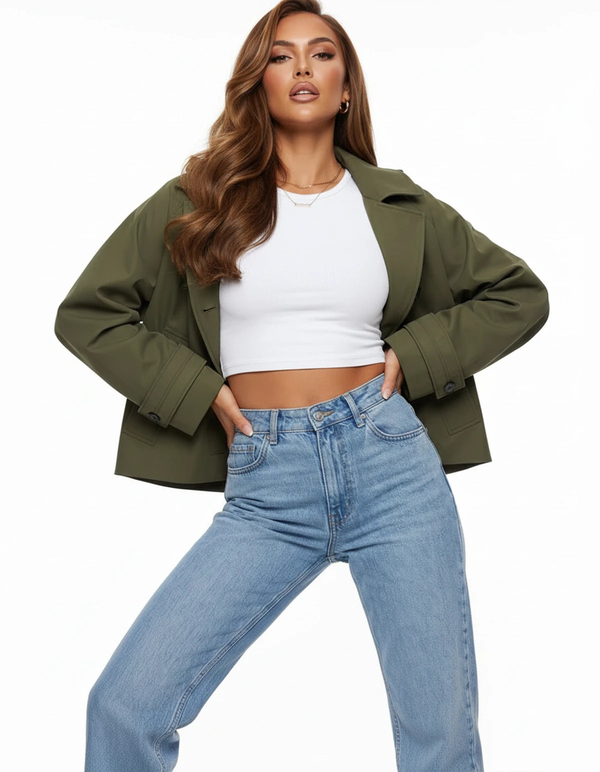 Maribelle Jackets — Olive Green | SKU: RB-a75b40-oliveg69-XS,RB-a75b40-oliveg69-S,RB-a75b40-oliveg69-M,RB-a75b40-oliveg69-L