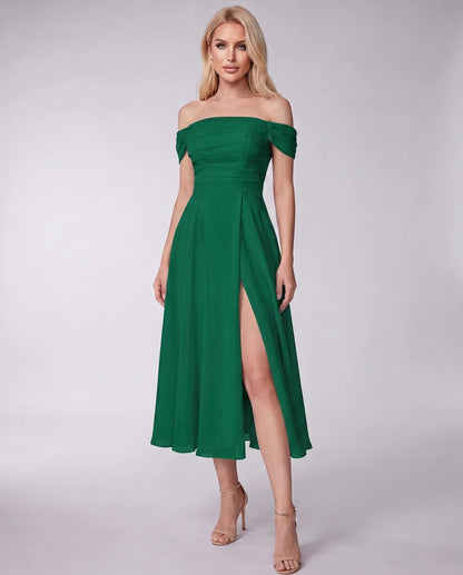 Marisol Midi Dresses — Emerald